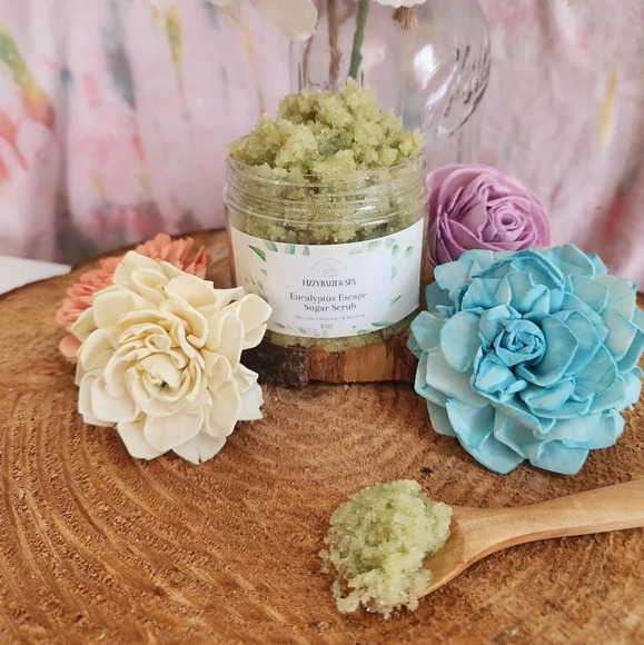 Handmade Eucalyptus Escape hand and body sugar scrub - Picture 1 of 5